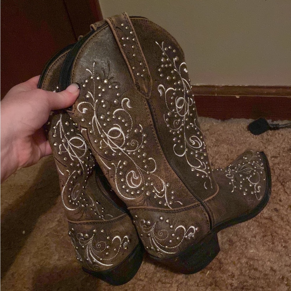 Studded Cowboy Boots